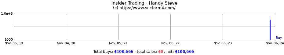 Insider Trading Transactions for Handy Steve