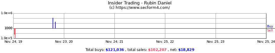 Insider Trading Transactions for Rubin Daniel