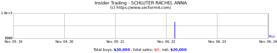 Insider Trading Transactions for SCHLUTER RACHEL ANNA