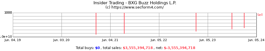 Insider Trading Transactions for BXG Buzz Holdings L.P.