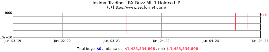 Insider Trading Transactions for BX Buzz ML-1 Holdco L.P.