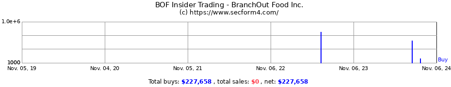 Insider Trading Transactions for BranchOut Food Inc.