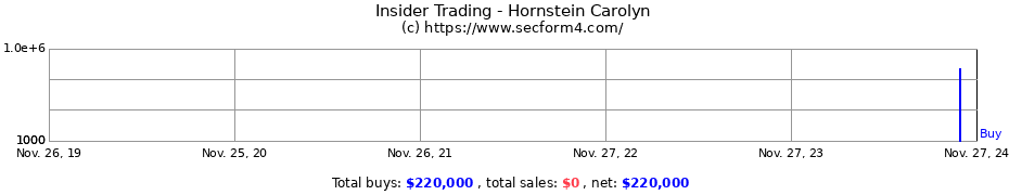 Insider Trading Transactions for Hornstein Carolyn