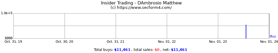 Insider Trading Transactions for DAmbrosio Matthew