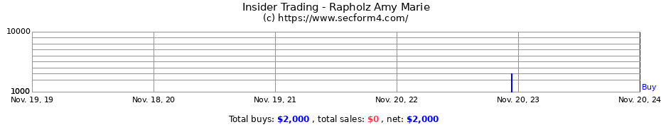 Insider Trading Transactions for Rapholz Amy Marie